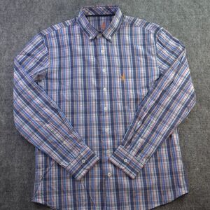 Johnnie O Prep Formance Shirt Small Long Sleeve Button Down Multicolor Plaid